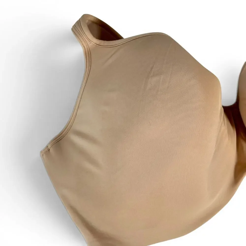 Cacique Lane Bryant Women's 46G Beige Nude Smooth Lightly Lined Balconette Bra
